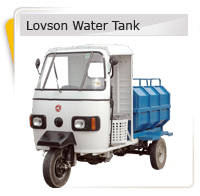 Three Wheeler as Lovson Water Tank